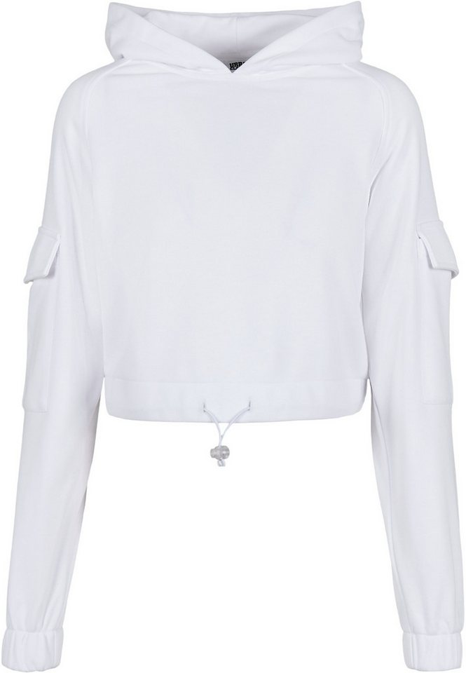URBAN CLASSICS Kapuzenpullover Urban Classics Damen Ladies Short Worker Hoody (1-tlg) von URBAN CLASSICS