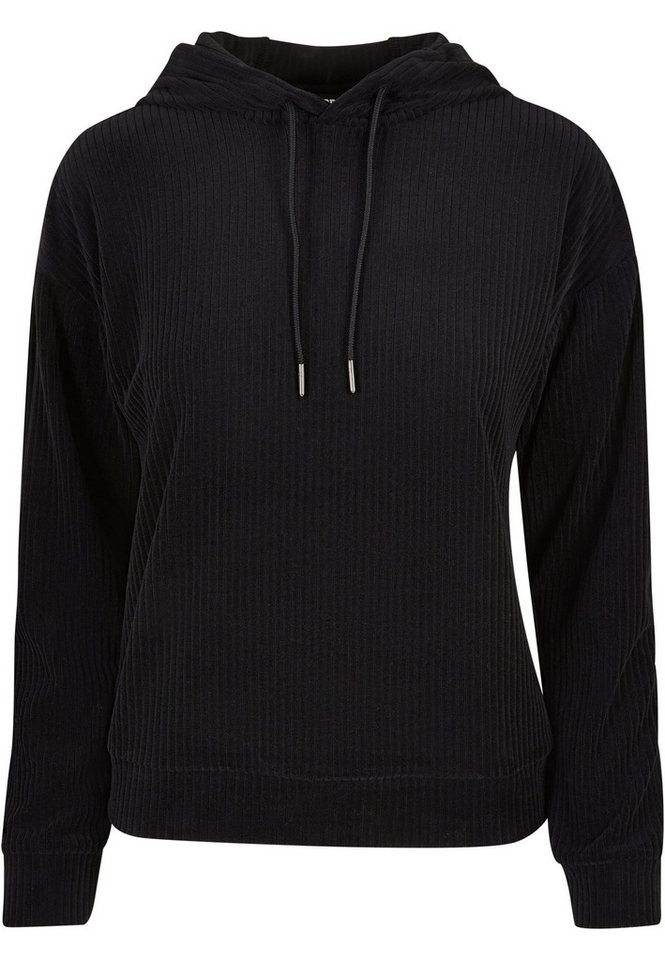 URBAN CLASSICS Kapuzenpullover Urban Classics Damen Ladies Velvet Rib Hoody (1-tlg) von URBAN CLASSICS