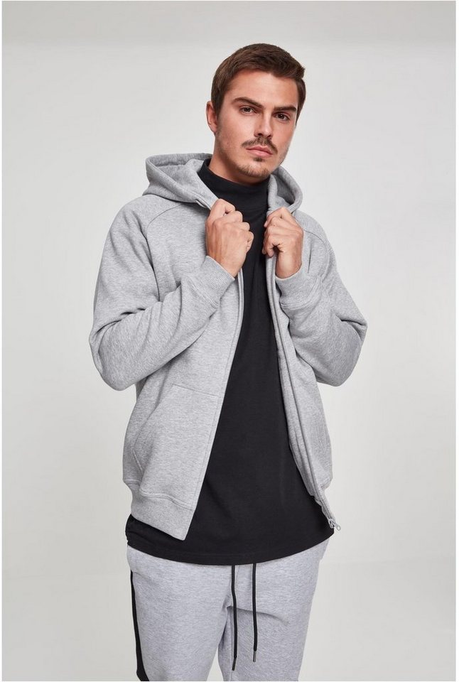 URBAN CLASSICS Kapuzensweatjacke Herren Zip Hoody Kapuzensweatjacke von URBAN CLASSICS