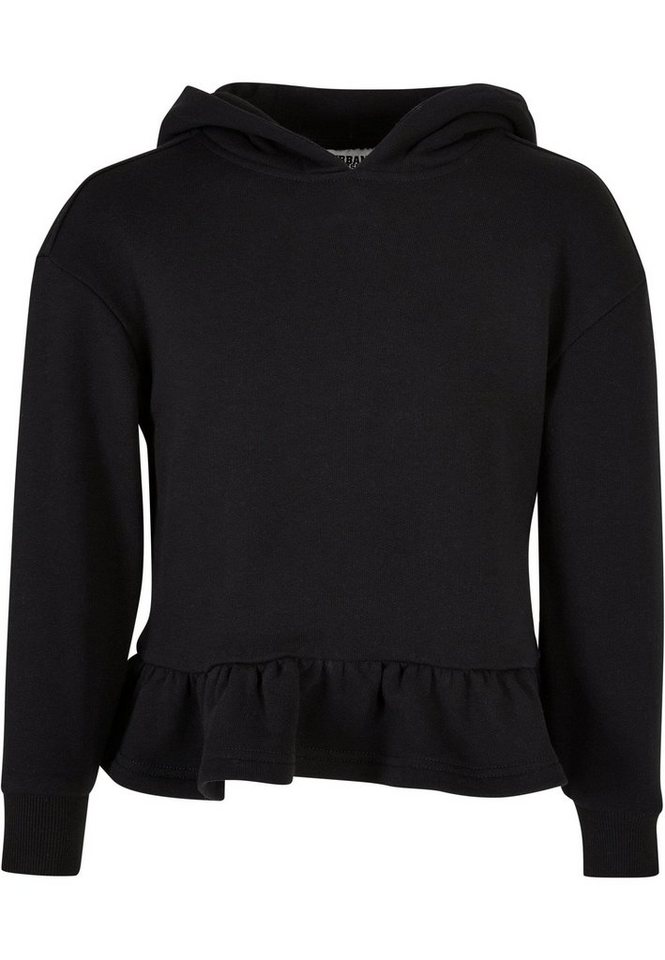 URBAN CLASSICS Kapuzensweatshirt Urban Classics Damen Girls Organic Volants Hoody (1-tlg) von URBAN CLASSICS