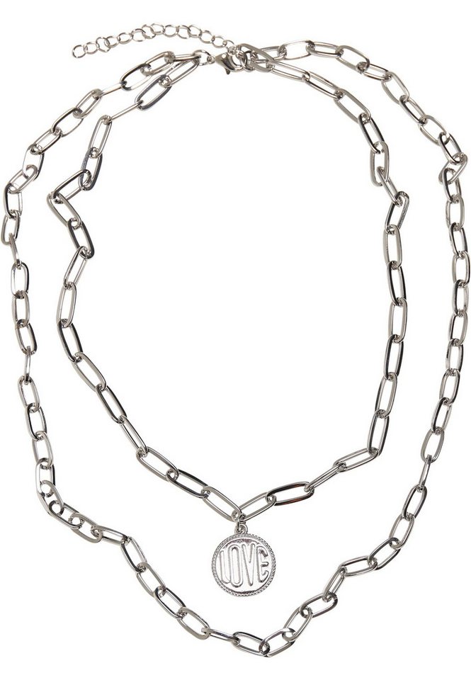 URBAN CLASSICS Kette mit Anhänger Urban Classics Damen Love Basic Necklace von URBAN CLASSICS