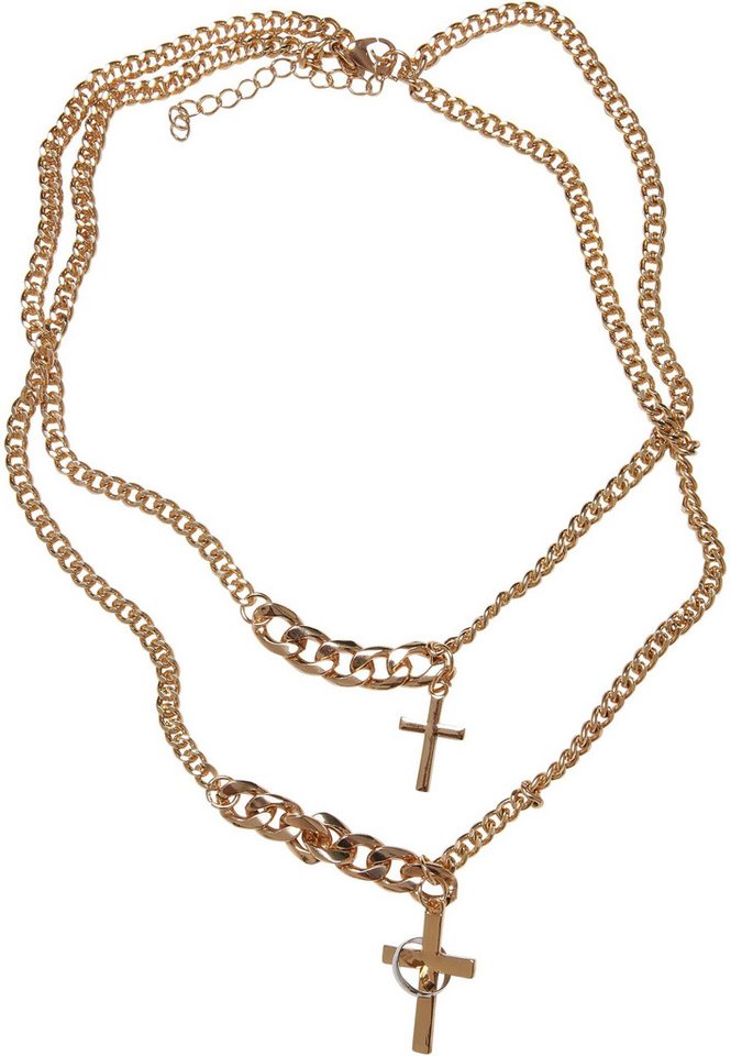 URBAN CLASSICS Kette mit Anhänger Urban Classics Unisex Various Chain Cross Necklace URBAN CLASSICS Kette mit Anhänger Urban Classics Unisex Various Chain Cross Necklace von URBAN CLASSICS