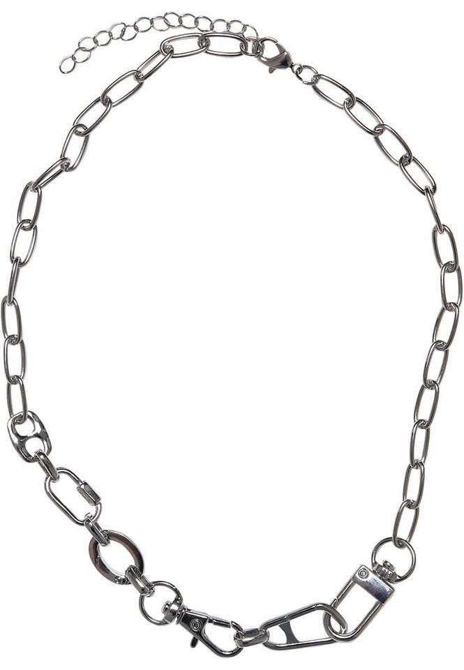 URBAN CLASSICS Kette mit Anhänger Urban Classics Unisex Various Fastener Necklace von URBAN CLASSICS