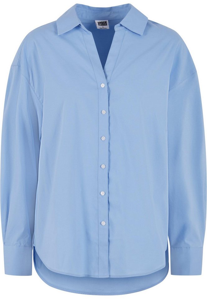URBAN CLASSICS Klassische Bluse Urban Classics Ladies Oversized Cotton Blouse von URBAN CLASSICS