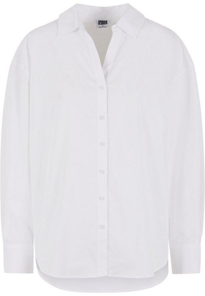 URBAN CLASSICS Klassische Bluse Urban Classics Ladies Oversized Cotton Blouse URBAN CLASSICS Klassische Bluse Urban Classics Ladies Oversized Cotton Blouse von URBAN CLASSICS