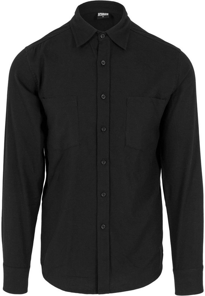 URBAN CLASSICS Kurzarmshirt Urban Classics Herren Checked Flanell Shirt (1-tlg) von URBAN CLASSICS
