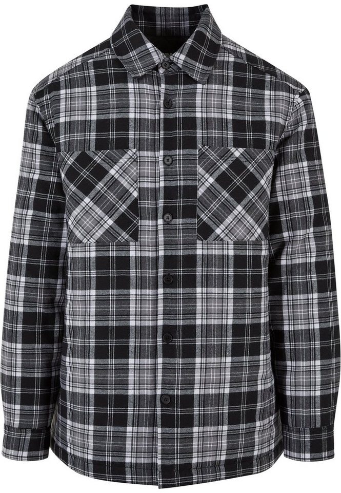 URBAN CLASSICS Langarm-Poloshirt Urban Classics Herren Padded Checked Shirt Jacket (1-tlg) von URBAN CLASSICS