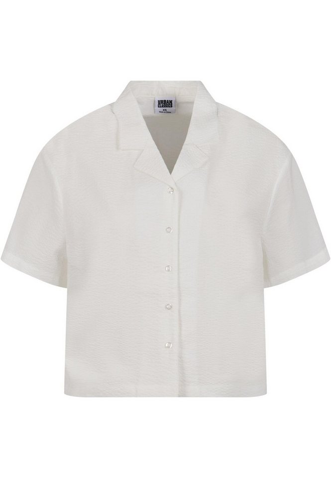 URBAN CLASSICS Langarmhemd Urban Classics Damen Ladies Seersucker Shirt URBAN CLASSICS Langarmhemd Urban Classics Damen Ladies Seersucker Shirt von URBAN CLASSICS