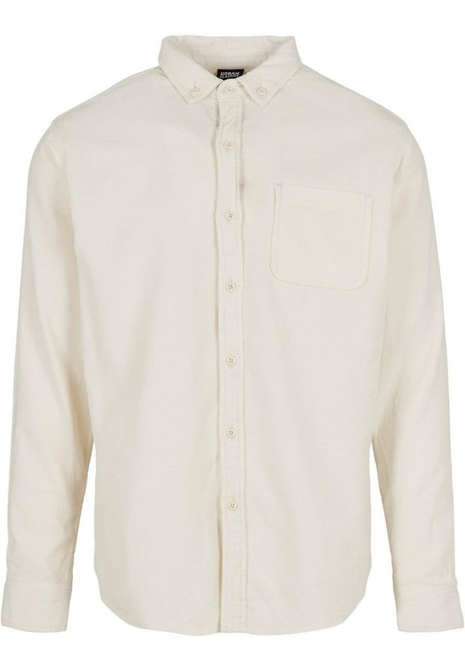 URBAN CLASSICS Langarmhemd Urban Classics Herren Corduroy Shirt (1-tlg) von URBAN CLASSICS
