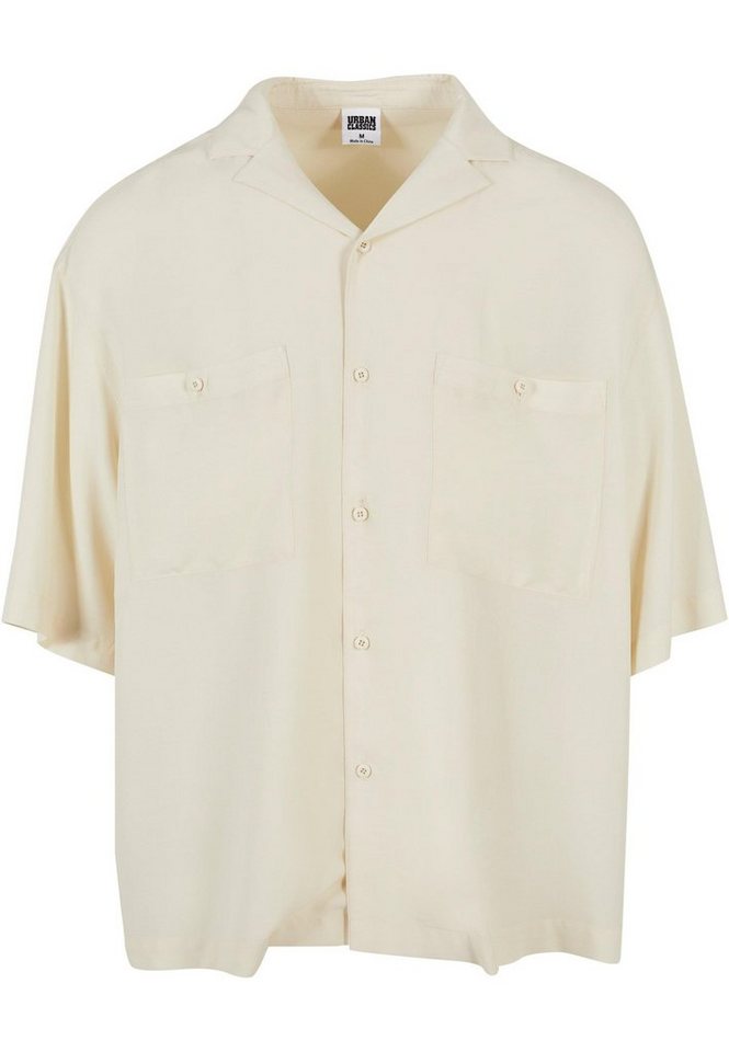URBAN CLASSICS Langarmhemd Urban Classics Herren Oversized Resort Shirt (1-tlg) von URBAN CLASSICS