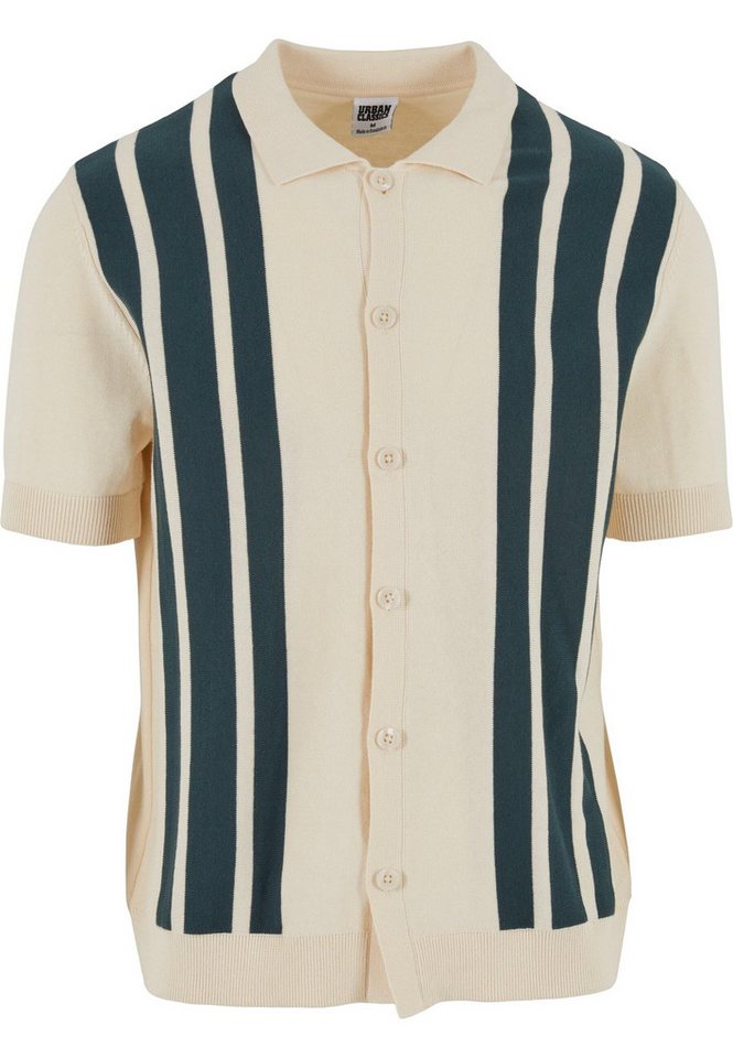 URBAN CLASSICS Langarmhemd Urban Classics Knit Retro Shirt (1-tlg) von URBAN CLASSICS