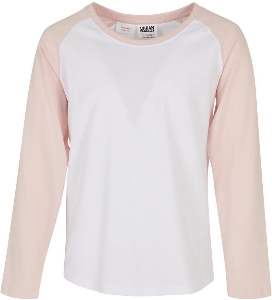 URBAN CLASSICS Langarmshirt Girls Contrast Raglan Longsleeve Langarm Shirt Mädchen von URBAN CLASSICS