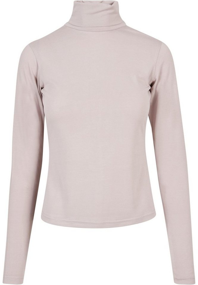 URBAN CLASSICS Langarmshirt Urban Classics Damen Ladies Modal Turtleneck Longsleeve (1-tlg) von URBAN CLASSICS