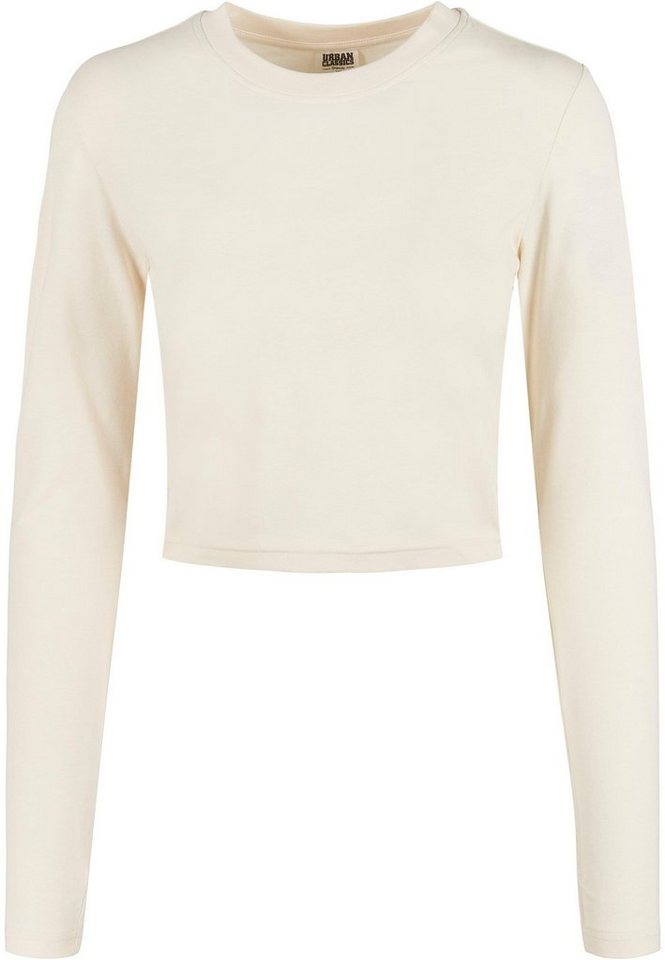 URBAN CLASSICS Langarmshirt Urban Classics Damen Ladies Organic Cropped Longsleeve (1-tlg) von URBAN CLASSICS
