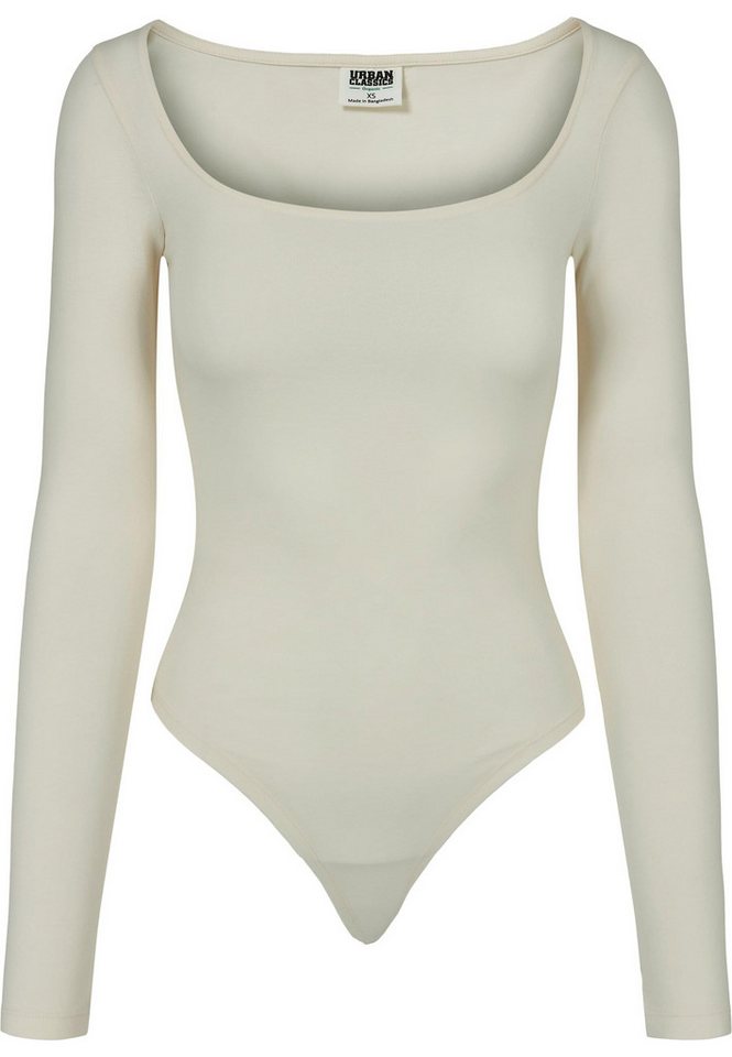 URBAN CLASSICS Langarmshirt Urban Classics Damen Ladies Organic Longsleeve Body (1-tlg) von URBAN CLASSICS