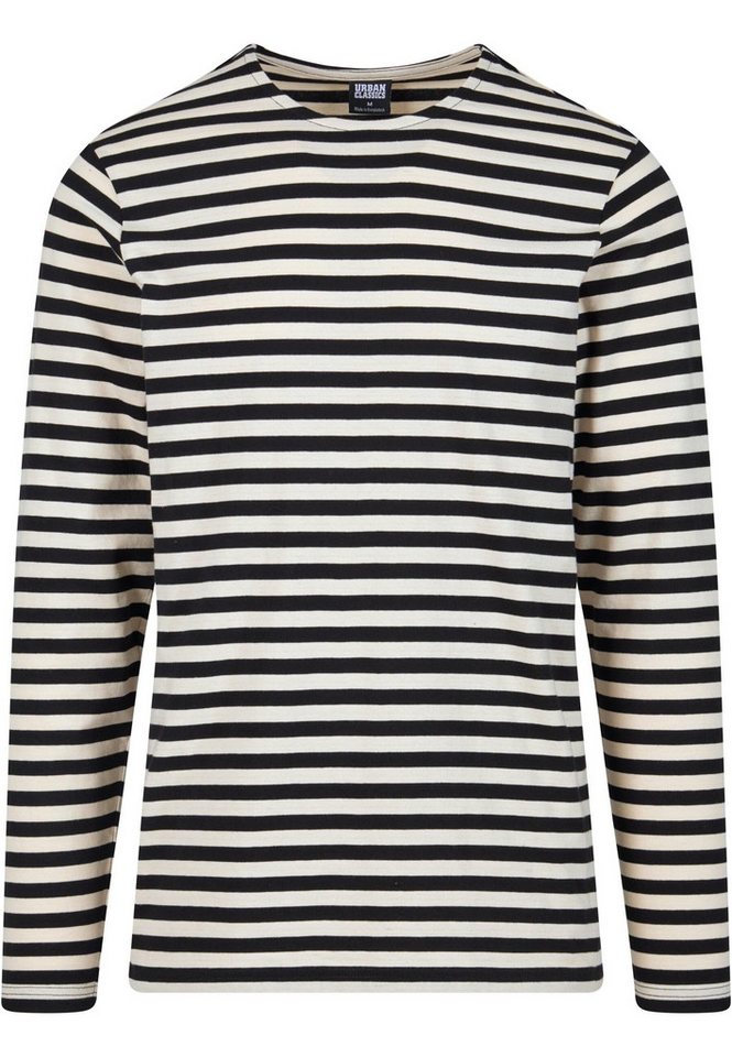 URBAN CLASSICS Langarmshirt Urban Classics Herren Regular Stripe LS (1-tlg) von URBAN CLASSICS