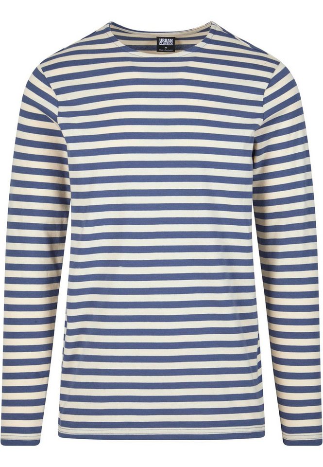 URBAN CLASSICS Langarmshirt Urban Classics Herren Regular Stripe LS (1-tlg) von URBAN CLASSICS