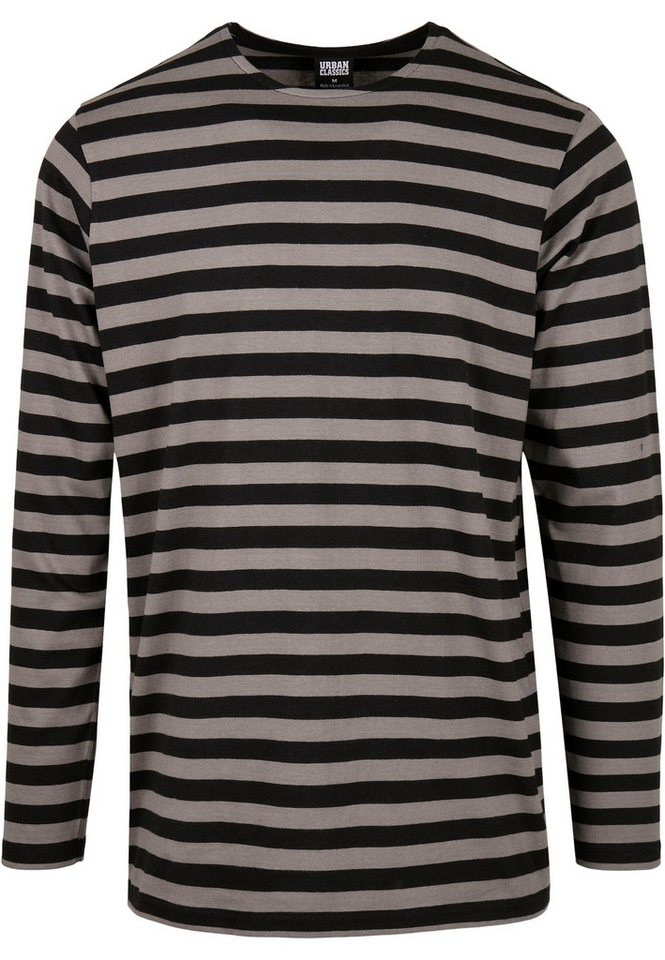 URBAN CLASSICS Langarmshirt Urban Classics Herren Regular Stripe LS (1-tlg) von URBAN CLASSICS
