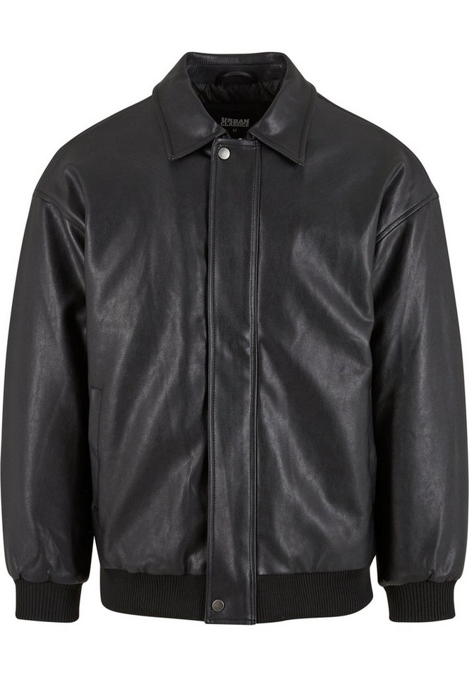 URBAN CLASSICS Lederjacke Urban Classics Synthetic Leather Blouson (1-St) von URBAN CLASSICS