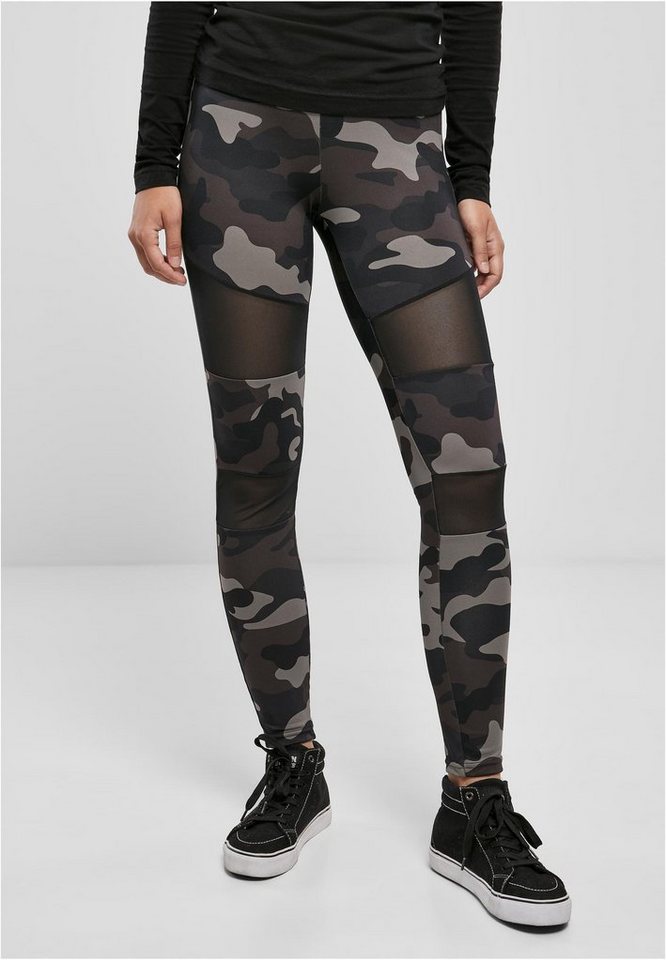 URBAN CLASSICS Leggings Damen Camo Tech Mesh Leggings Camo-Muster URBAN CLASSICS Leggings Damen Camo Tech Mesh Leggings Camo-Muster von URBAN CLASSICS