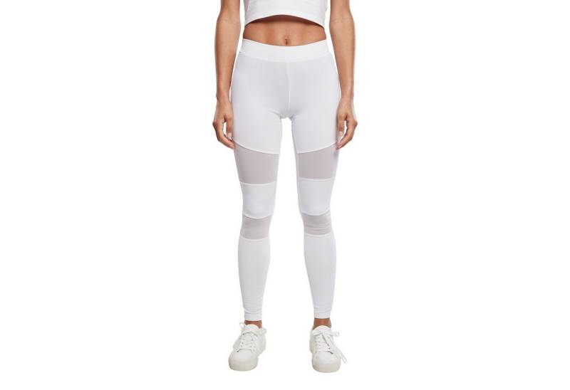 URBAN CLASSICS Leggings Ladies Tech Mesh - white von URBAN CLASSICS