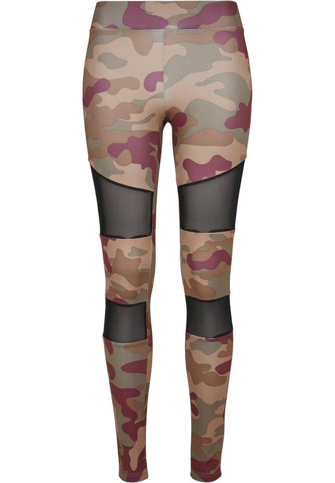 URBAN CLASSICS Leggings Urban Classics Damen Ladies Camo Tech Mesh Leggings (1-tlg) von URBAN CLASSICS