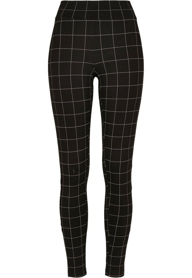 URBAN CLASSICS Leggings Urban Classics Damen Ladies Check High Waist Leggings (1-tlg) von URBAN CLASSICS