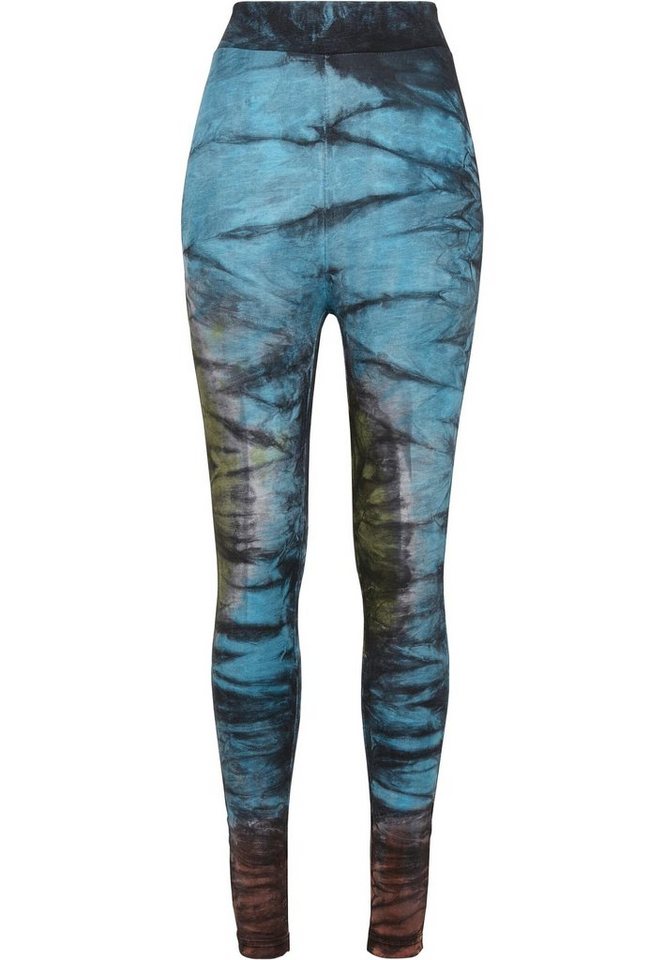 URBAN CLASSICS Leggings Urban Classics Damen Ladies Cotton Tie Dye High Waist Leggings (1-tlg) von URBAN CLASSICS