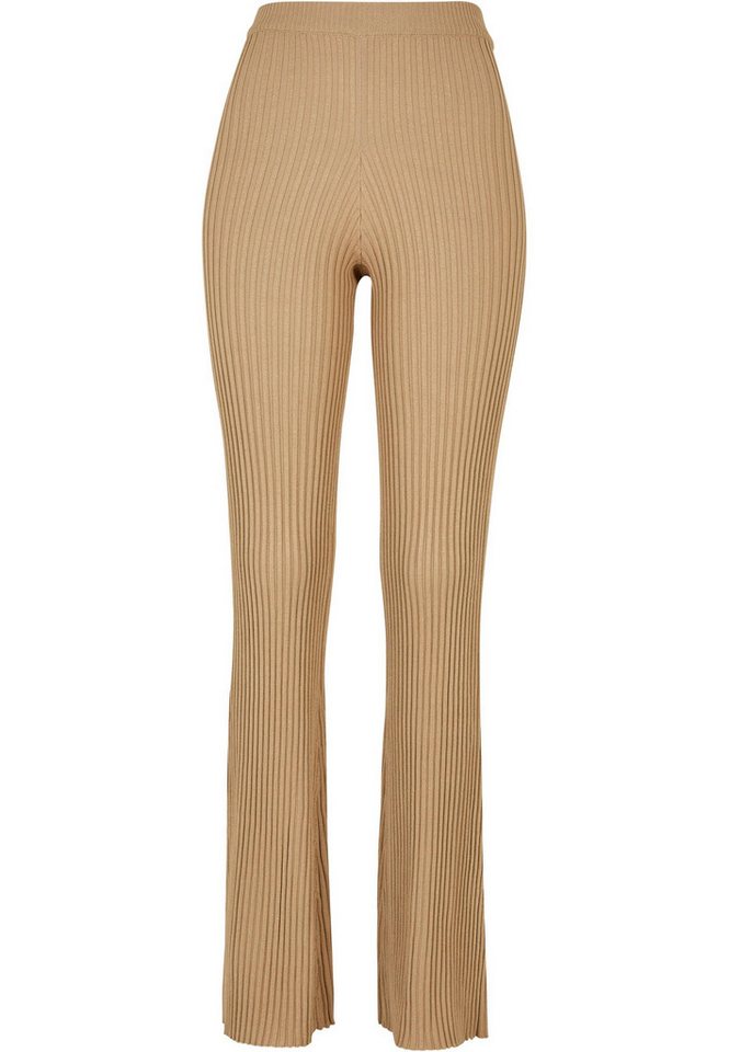 URBAN CLASSICS Leggings Urban Classics Damen Ladies Flared Rib Knit Leggings (1-tlg) von URBAN CLASSICS