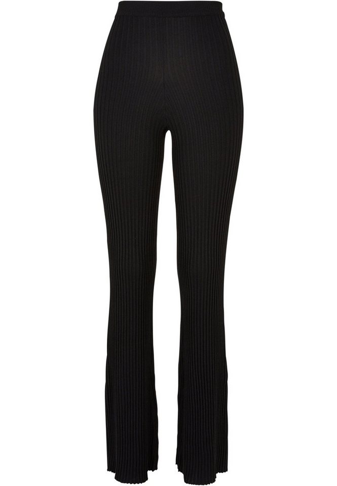 URBAN CLASSICS Leggings Urban Classics Damen Ladies Flared Rib Knit Leggings (1-tlg) von URBAN CLASSICS