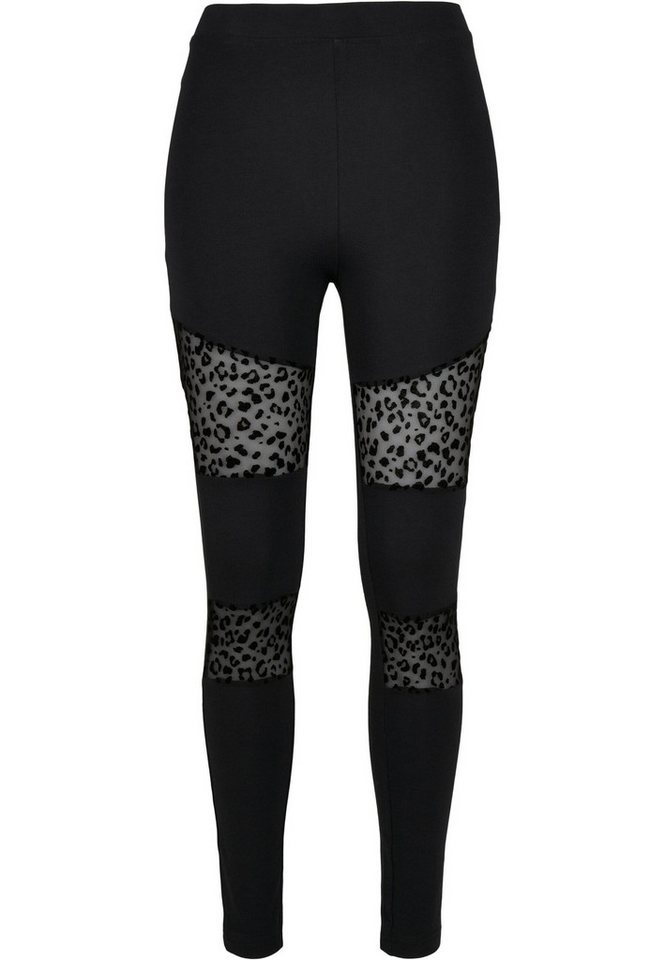 URBAN CLASSICS Leggings Urban Classics Damen Ladies Flock Lace Inset Leggings (1-tlg) von URBAN CLASSICS
