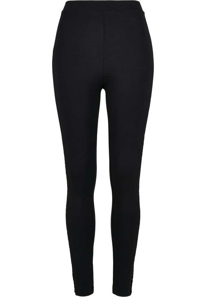URBAN CLASSICS Leggings Urban Classics Damen Ladies Flock Lace Stripe Leggings (1-tlg) von URBAN CLASSICS