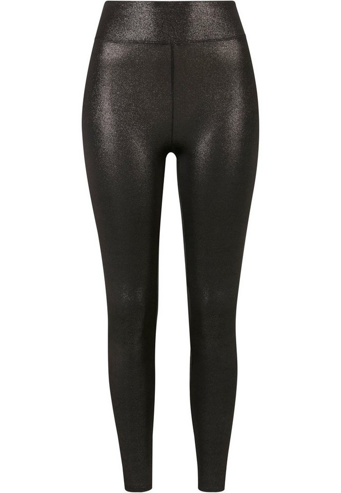 URBAN CLASSICS Leggings Urban Classics Damen Ladies High Waist Glamour Leggings (1-tlg) von URBAN CLASSICS