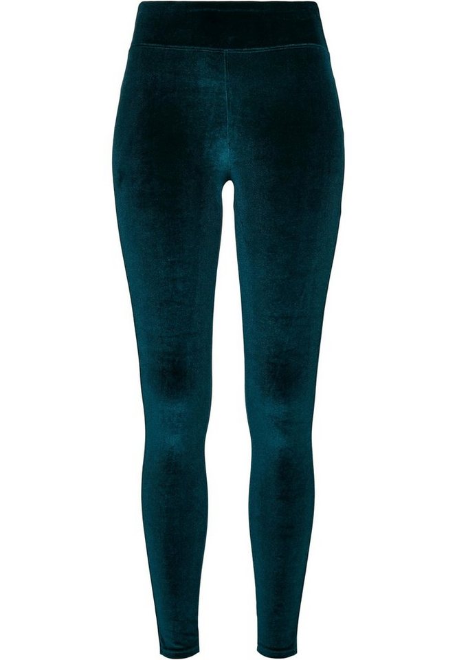 URBAN CLASSICS Leggings Urban Classics Damen Ladies High Waist Velvet Leggings (1-tlg) von URBAN CLASSICS