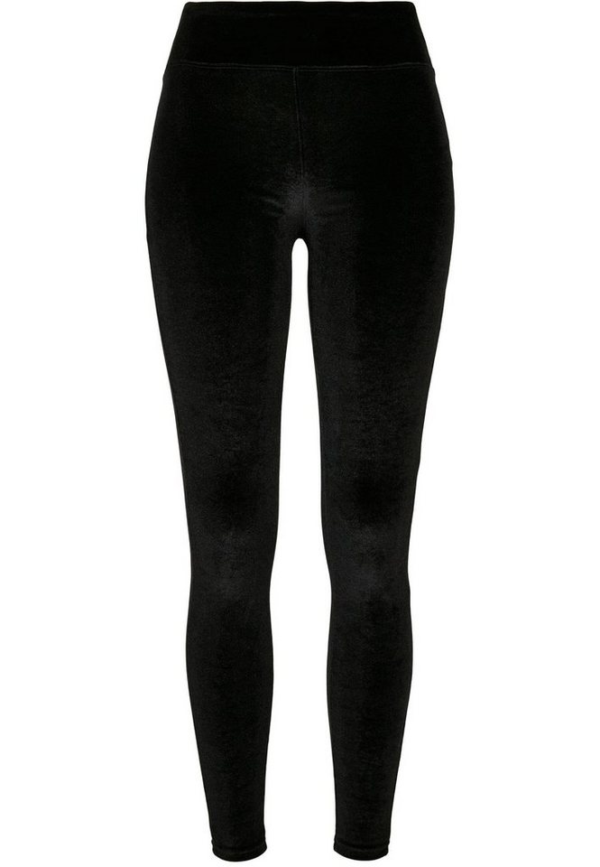 URBAN CLASSICS Leggings Urban Classics Damen Ladies High Waist Velvet Leggings (1-tlg) von URBAN CLASSICS