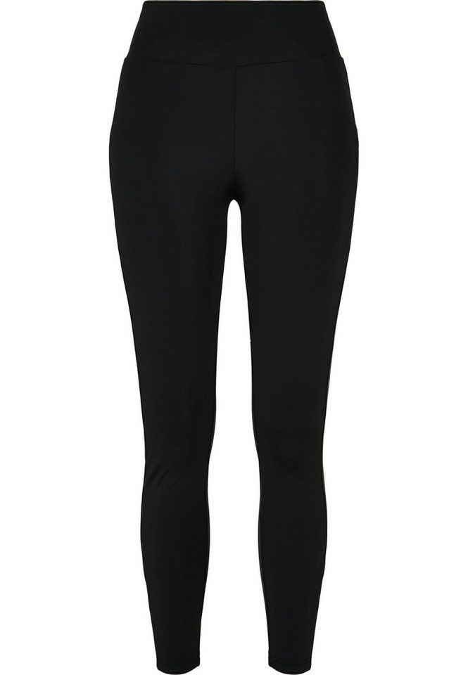 URBAN CLASSICS Leggings Urban Classics Damen Ladies Highwaist Shiny Stripe Leggings (1-tlg) von URBAN CLASSICS