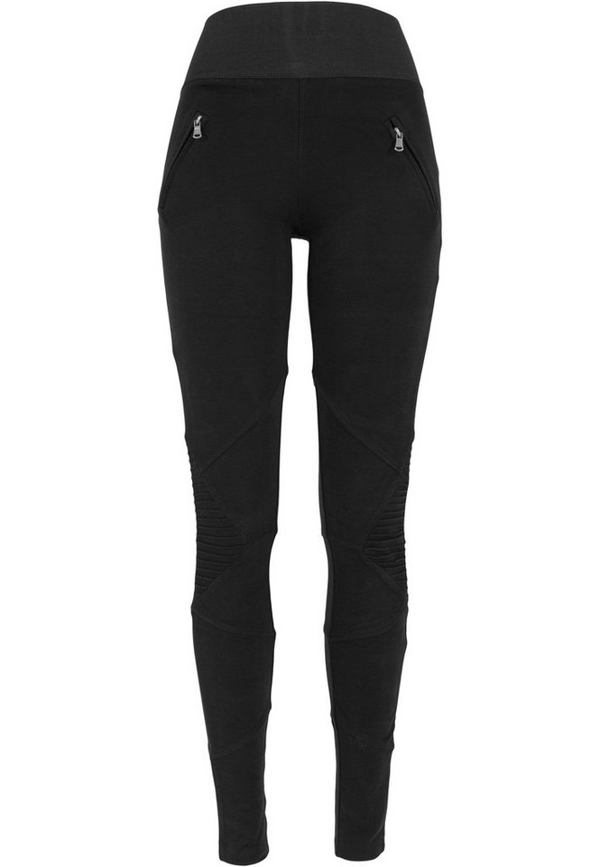 URBAN CLASSICS Leggings Urban Classics Damen Ladies Interlock High Waist Leggings (1-tlg) von URBAN CLASSICS