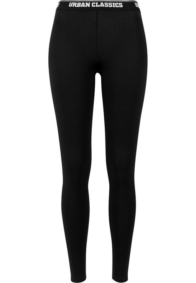 URBAN CLASSICS Leggings Urban Classics Damen Ladies Logo Leggings (1-tlg) von URBAN CLASSICS