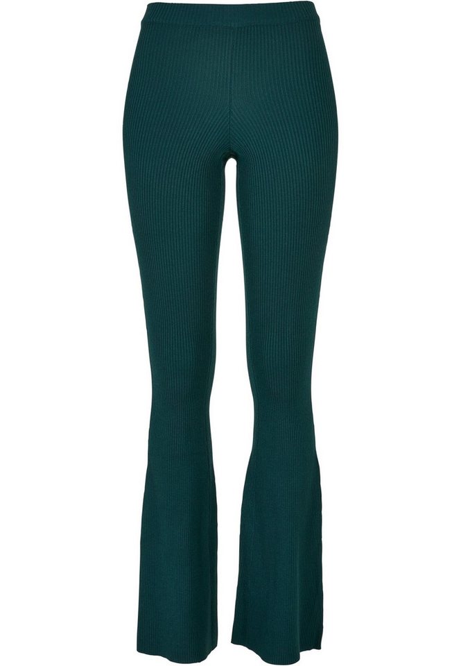 URBAN CLASSICS Leggings Urban Classics Damen Ladies Rib Knit Bootcut Leggings (1-tlg) von URBAN CLASSICS