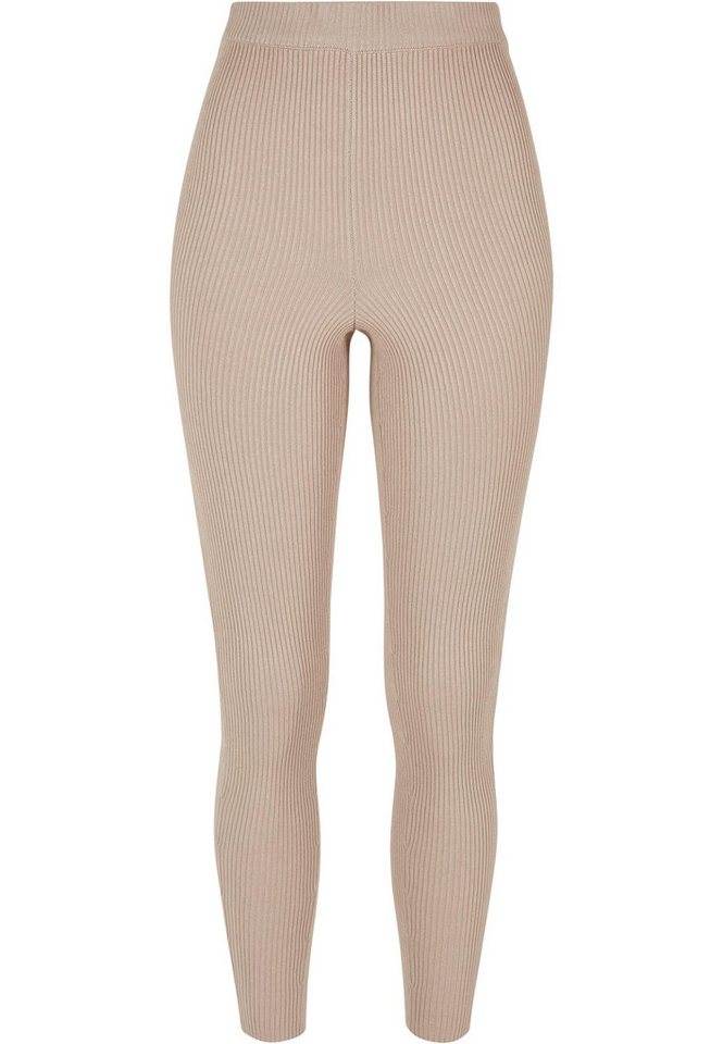 URBAN CLASSICS Leggings Urban Classics Damen Ladies Rib Knit Leggings (1-tlg) von URBAN CLASSICS