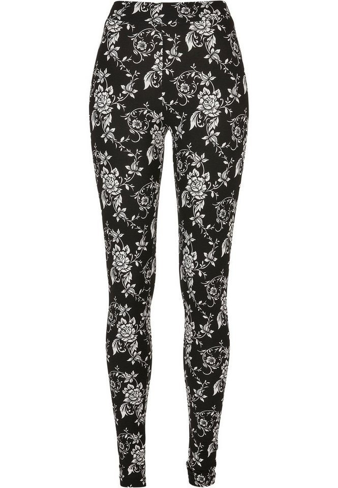 URBAN CLASSICS Leggings Urban Classics Damen Ladies Soft AOP Leggings (1-tlg) von URBAN CLASSICS