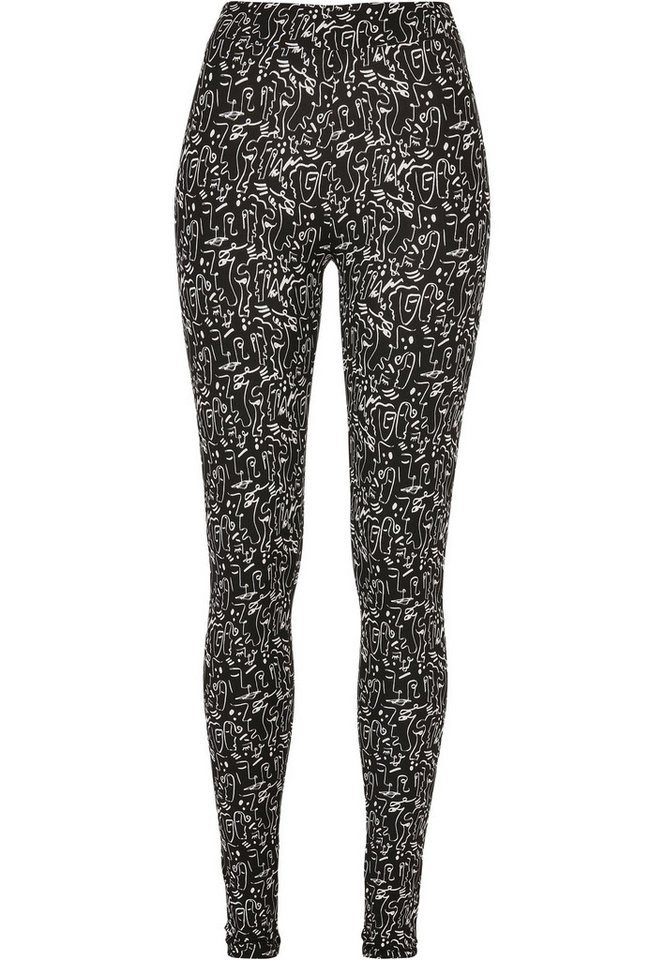 URBAN CLASSICS Leggings Urban Classics Damen Ladies Soft AOP Leggings (1-tlg) von URBAN CLASSICS