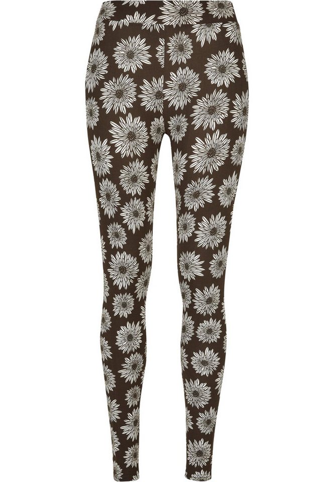 URBAN CLASSICS Leggings Urban Classics Damen Ladies Soft AOP Leggings (1-tlg) von URBAN CLASSICS