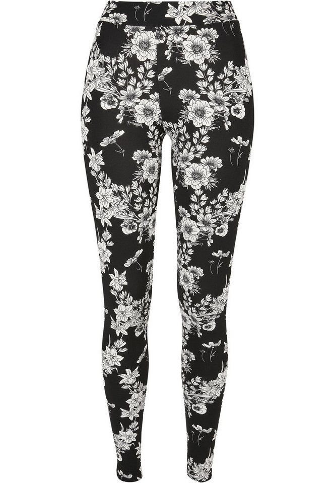 URBAN CLASSICS Leggings Urban Classics Damen Ladies Soft AOP Leggings (1-tlg) von URBAN CLASSICS