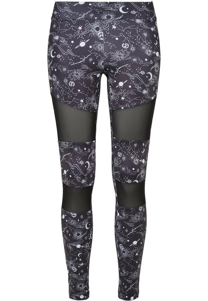 URBAN CLASSICS Leggings Urban Classics Damen Ladies Tech Mesh AOP Leggings (1-tlg) von URBAN CLASSICS