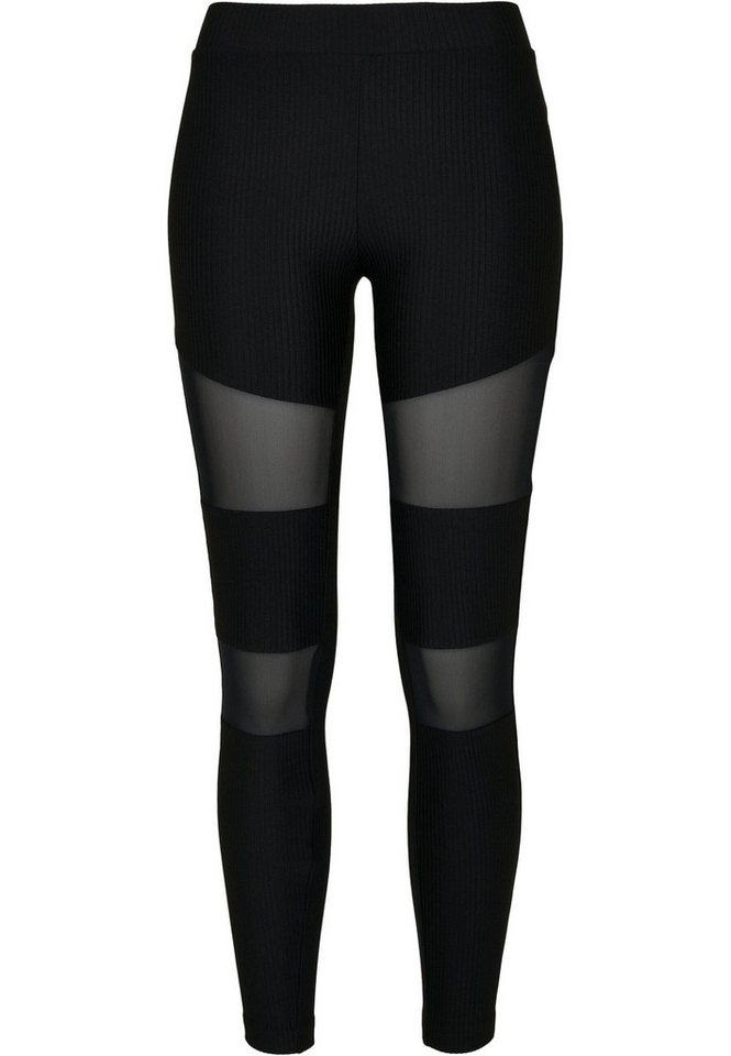 URBAN CLASSICS Leggings Urban Classics Damen Ladies Tech Mesh Rib Leggings (1-tlg) von URBAN CLASSICS