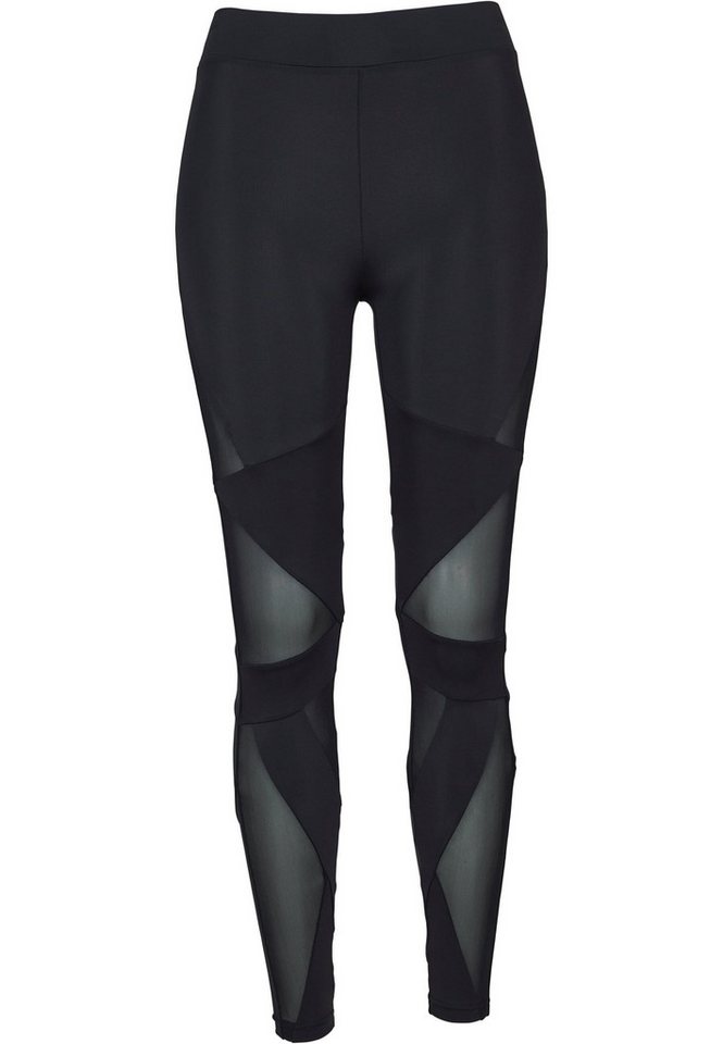URBAN CLASSICS Leggings Urban Classics Damen Ladies Triangle Tech Mesh Leggings (1-tlg) von URBAN CLASSICS