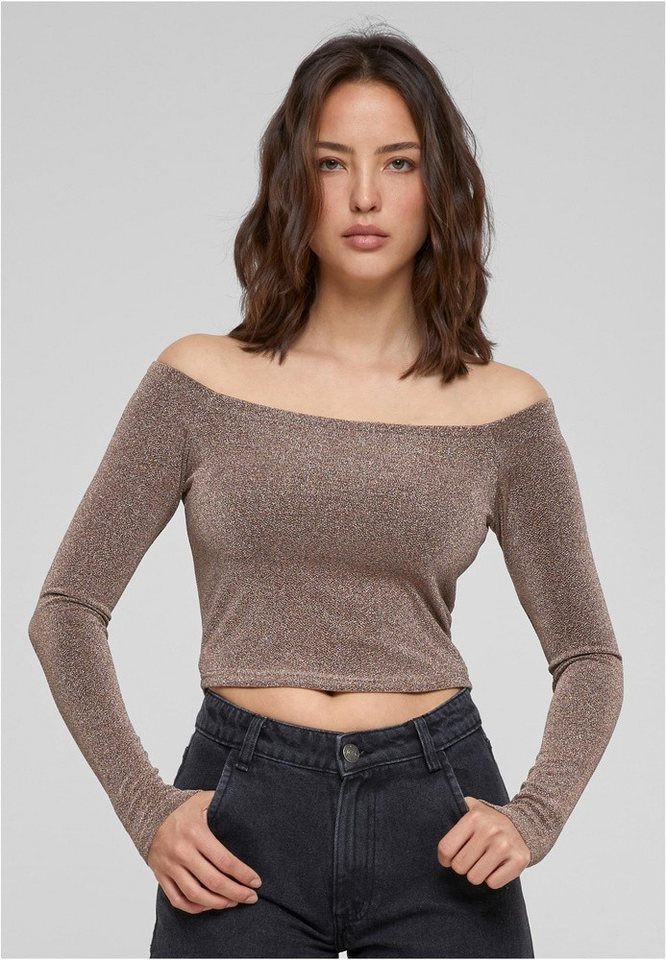 URBAN CLASSICS Longsleeve Ladies Off Shoulder Glitter Longsleeve URBAN CLASSICS Longsleeve Ladies Off Shoulder Glitter Longsleeve von URBAN CLASSICS