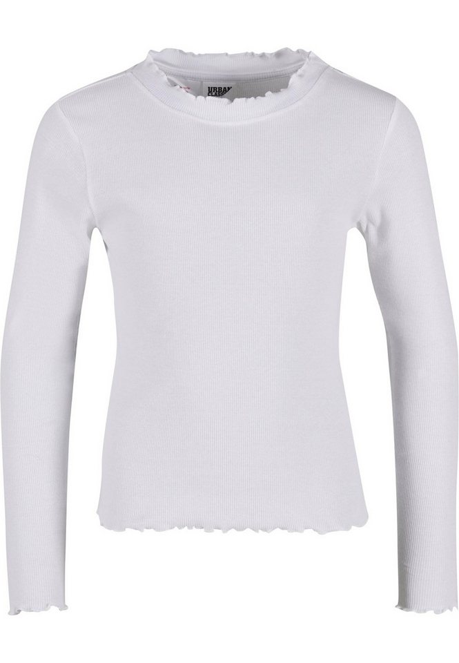 URBAN CLASSICS Longsleeve Urban Classics Damen Girls Short Rib Longsleeve (1-tlg) von URBAN CLASSICS