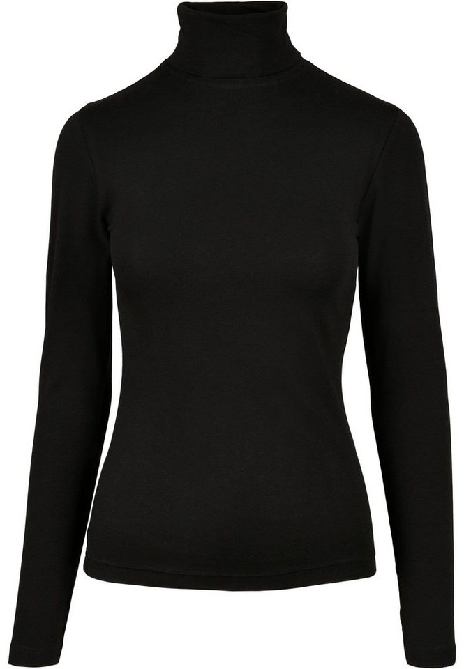 URBAN CLASSICS Longsleeve Urban Classics Damen Ladies Basic Turtleneck L/S (1-tlg) von URBAN CLASSICS